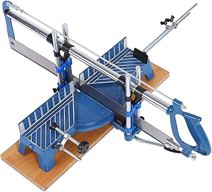 Precision Miter Hand Saw Cutting Angle Manual Precision Iron Mitre Hand Saw Angle Woodwork Carpentry Saw Hand Angle Sawing Tool (24 teeth)
