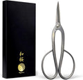 Wazakura Yasugi Stainless Steel Made in Japan Ashinaga Bonsai Scissors 8" (200 mm), Pruning Shears, Japanese Gardening Tools - Yasugi Stainless Steel Traditional Ashinaga