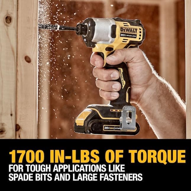 DEWALT DCK275C2R 20V MAX Brushless Lithium-Ion 1/2 in. Cordless Drill Driver and 1/4 in. Impact Driver Combo Kit with 2 Batteries (Renewed)
