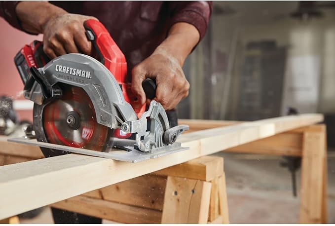 CRAFTSMAN V20 Cordless Circular Saw, 7-1/4 inch, Bare Tool Only (CMCS550B)