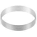VEVOR Band Saw Blade, 82.3x0.63x0.02 inch, 5 PCS/Pack Meat Bandsaw Blades for Replacement, Carbon Steel Blade, Meat Cutting Blade Wrapped by Rust-Proof Paper, Fit for Commercial Bone Saw Machines