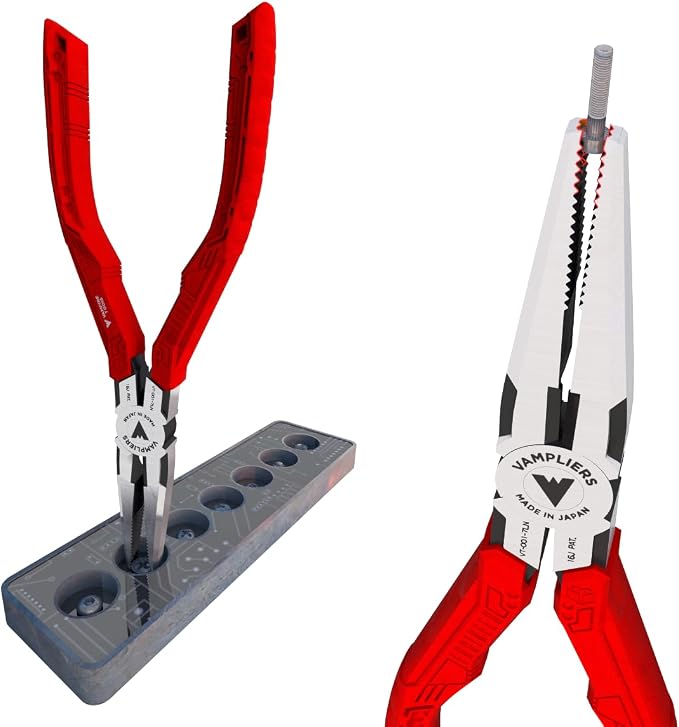 VAMPLIERS 7.5" Stripped Screw Extractor Long Nose Pliers Made in Japan