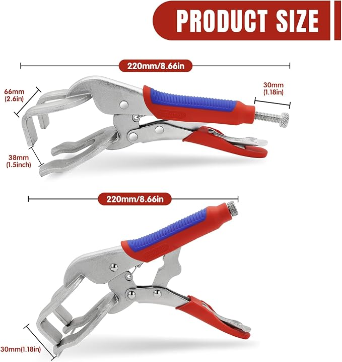 10-Inch welding locking pliers, Heavy Duty Vise Grips Plier | Quick-Release Lever, vise grips & locking pliers