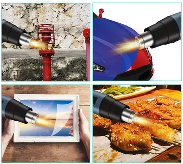 Portable Heat Gun 2500W 110V/220V Temperatures Adjustable Electric Heat Gun Can Be Applied in Soldering, Welding PVC