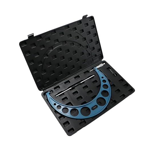 SHAHE 10-11''/250-275mm Outside Micrometer Gauge Micrometer Measuring Tooll 5201-275A