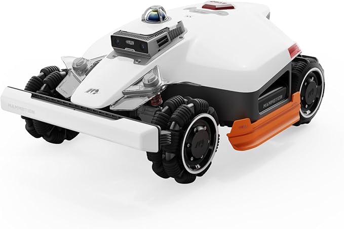 Mammotion LUBA 3 AWD 1500H Robot Lawn Mower for 0.37 Acre, 360° LiDAR+Dual-Camera AI Vision, All-Wheel-Drive for 80% Slopes, 15 Multi-Zone Management, Cutting Height 2.2"-4.0"