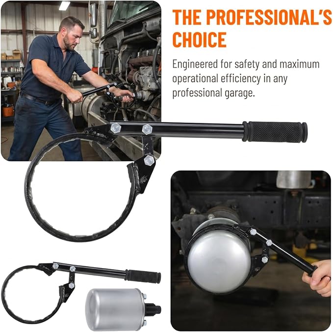 MAGICLULU Truck Air Dryer Wrench Tool Versatile Removal Tool for Truck Dryer Canister Replacement Engineered for Safe and Easy Disassembly Automotive Repairs
