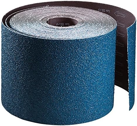 Mercer Industries 404036 Zirconia Cloth Floor Sanding Roll, 12" x 25 yd, Grit 36X