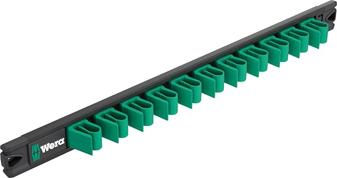 Wera - 05020015001-9631 Magnetic rail 6000 Joker 2 Ratcheting combination wrenches set, 5 pieces