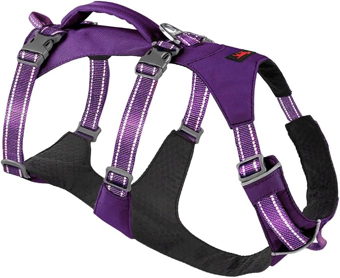 Tuff Pupper Escape Proof Dog Harness for Extra Small Dogs | No Pull Lightweight Adjustable Harness | No Escape Multifunctional Outdoor Pet Gear | Strong Durable Breathable | Secure Comfortable Fit