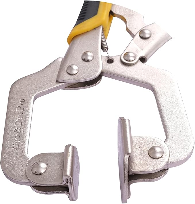 The Clamp with Larger Swivel Pads, 11 inch | Woodworking, Welding, Repairing
