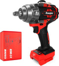 Cordless Impact Wrench 1/2" Compatible with Milwaukee 18V Battery, Impact Wrench 1000FT-LBS(1360N.m) High Torque Brushless Electric Impact Power Impact Driver for Car, Truck(No Battery)