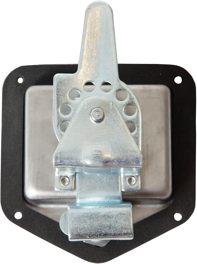 Buyers Products L8815 Locking T-Handle Latch, 2 Pack, Stainless Steel | Locking T-Handle Latch 2-Pack Helps Secure Tool Boxes, Trailer Doors, RVs, Campers, And Truck Caps For Daily Transport