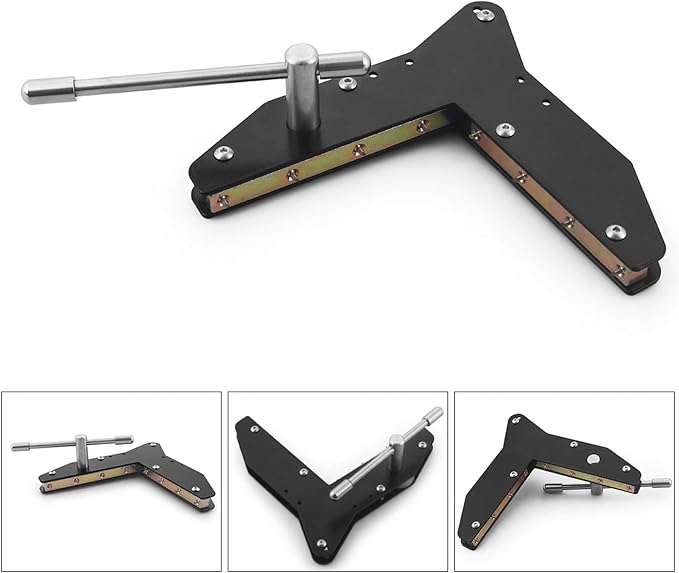 Miter Clamps Aluminum Alloy Compatible with Woodworking/Corner Clamps Fit for Making Window Casing, Door Casing, Picture Frames, Cabinet Trim (2pcs)