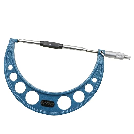 SHAHE 7-8''/175-200mm 0.01mm Outside Micrometer Gauge Micrometer Measuring Tool 5201-200A