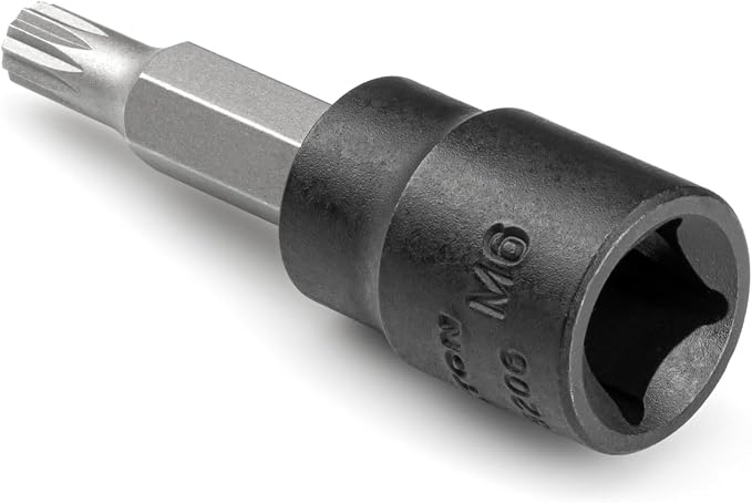 TEKTON 3/8 Inch Drive x M6 Triple Square Impact Bit Socket | SIB18206