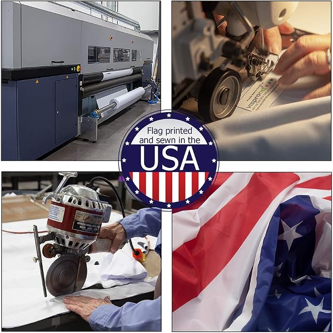 Vispronet White Small Feather Flag Kit with a Table Clamp – 1.8ft x 6.6ft Flag – Great for Businesses, Storefronts, Job Fairs, and Festivals – Printed in the USA