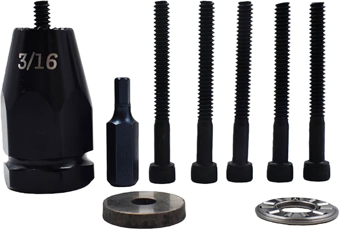 Pneumatic Rivet Nut Gun Air Rivet Nut Pull Setter Riveting Fastening Tool With 3/16 5/32 Riveting Mandrels Quick Change Locking Nozzle Bolts Adapter Drill For Air Rivet Nut Insert Installation Tool