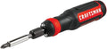 CRAFTSMAN Cordless Screwdriver, 4V, 8-Piece Set (CMHT66718B6)