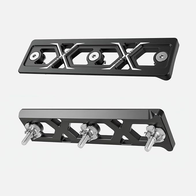 XM-5F 5.5" Universal Rifle Arca Rail Mount, Hunting Tripod Accessories for Triditonal Wooden Handguard/Nylon/Composite Materials Stock or Other Customized Rifle