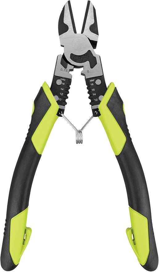 Performance Tool W86509 7-1/2 in. Multifunction Diagonal Pliers