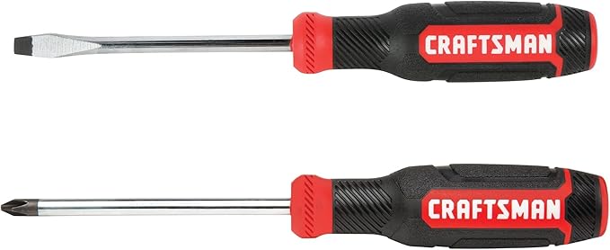 CRAFTSMAN Screwdriver Set, Bi-material, 2 Piece (CMHT65072N) (Pack of 4)
