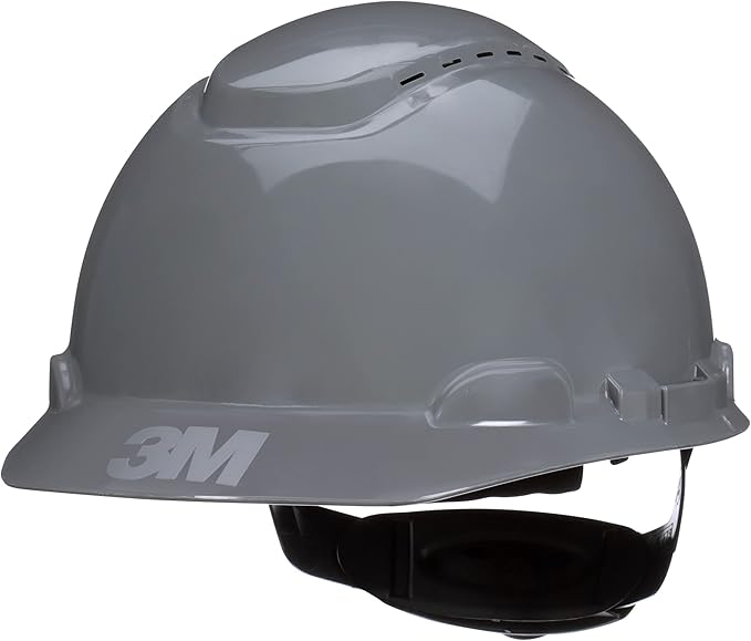 3M Hard Hat SecureFit H-700 Series Cap Style Safety Helmet with Uvicator Sensor, 4-Point Pressure Diffusion Ratchet Suspension
