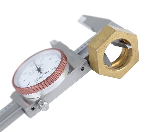Accusize Industrial Tools 0-4 inch by 0.001 inch Precision Dial Caliper, Stainless Steel, in Fitted Box, P920-S214