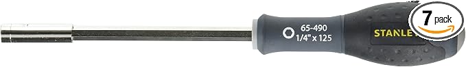 Stanley 1-65-490 Bit-Screwdriver with 6 Bits, Black