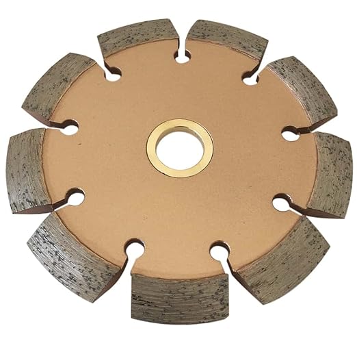 5" Crack Chaser Blade for Cured Concrete, Asphalt Repair or Joint Widen, 0.25" Width, 7/8"-5/8" Non-Threaded Arbor