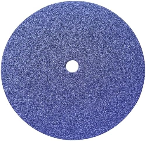 JLD 9" Sanding Disc, 60 Grit Blue Zirconia Sticky, for JLD10-9 Lawn Mower Blade Sharpener and Grinder-25 Pack