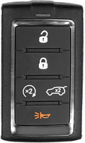 Keyless Entry Remote Key Fob Replacement for 2021-2023 Jeep (M3NWXFOB1) | Compatible With 2021 2022 2023 Jeep Grand Cherokee, Grand Cherokee L, Grand Wagoneer, Wagoneer, Part # 68469565AA, 5-Buttons