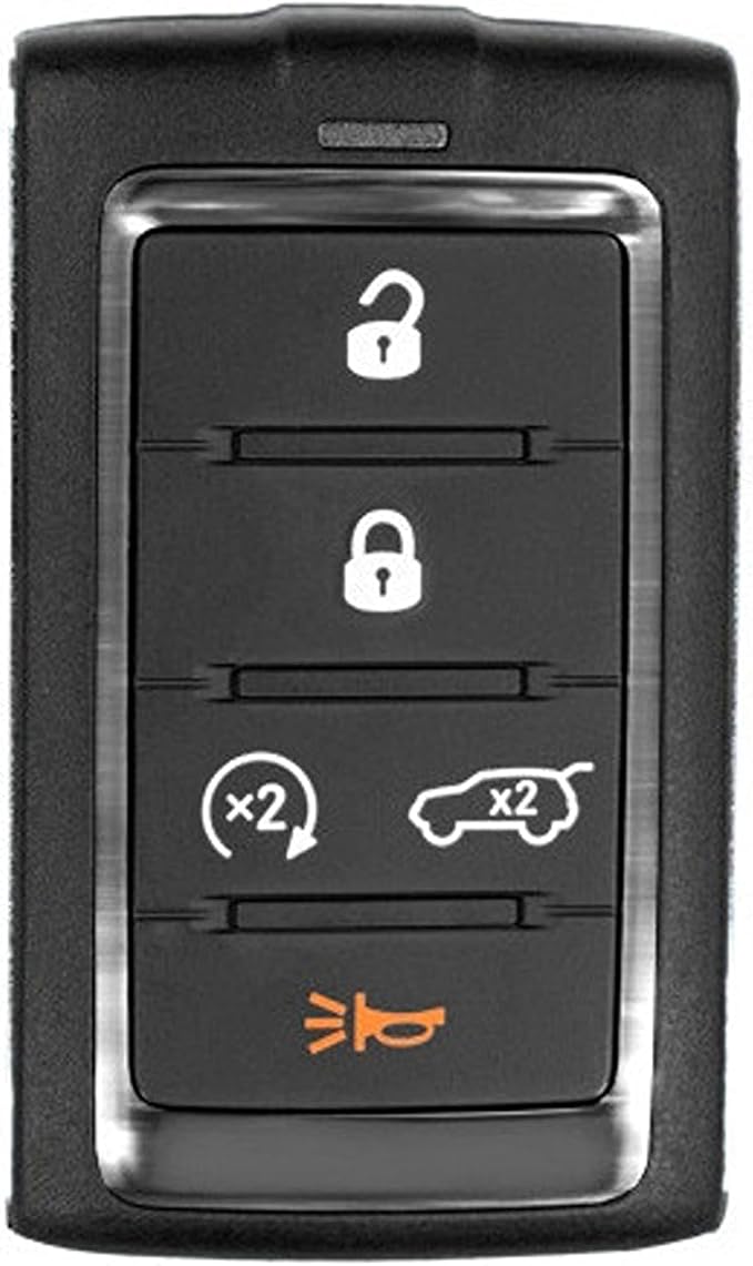 Keyless Entry Remote Key Fob Replacement for 2021-2023 Jeep (M3NWXFOB1) | Compatible With 2021 2022 2023 Jeep Grand Cherokee, Grand Cherokee L, Grand Wagoneer, Wagoneer, Part # 68469565AA, 5-Buttons