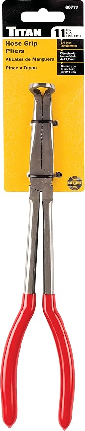 Titan 60777 11-Inch Long Nose Medium Hose Grip Pliers