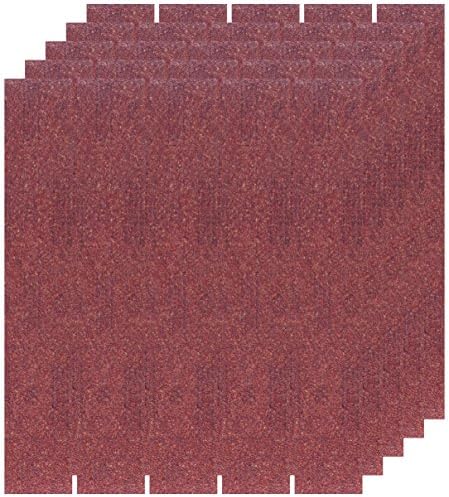 3M Hookit Red Abrasive Sheet, 01182, 40+ Grade, 2-3/4 in x 16 1/2 in
