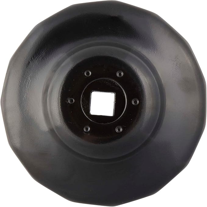 Steelman 90mm x 15 Flute Oil Filter Cap Wrench, 3/8-inch Drive, Low-Profile Design for Confined Space