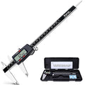 Kynup Digital Caliper, 8 Inch Micrometer Caliper Tool, Vernier Caliper Gages with Stainless Steel Body, Large LCD Screen, Auto - Off Feature, Inch Metric Fraction Conversion (200mm)