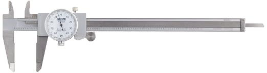 Fowler 52-008-708-0, Premium Dial Caliper With 0-8" Measuring Range,White