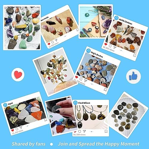Rock Tumbler Grit Kit - 10LB Rock Polishing Grit & Ceramic Tumbling Media, 4-Step Polish Refill with Plastic Pellets, Polish Up to 70 lbs of Rocks, Compatible with All Rock Tumblers & Polishers | Complete Tumbling Set with Plastic Pellets for Multi-Sta...
