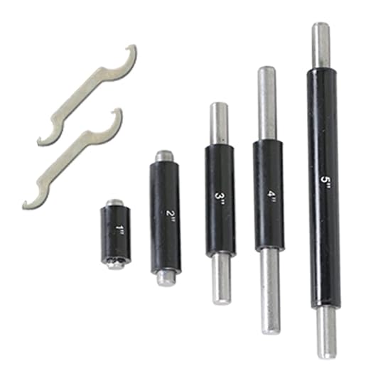 kimllier 6Pcs C-Type 0-6 Inch Outside Micrometer Accuracy Machinist Tool Set Accuracy 0.0001 Inch for Accuracy Measurement Work