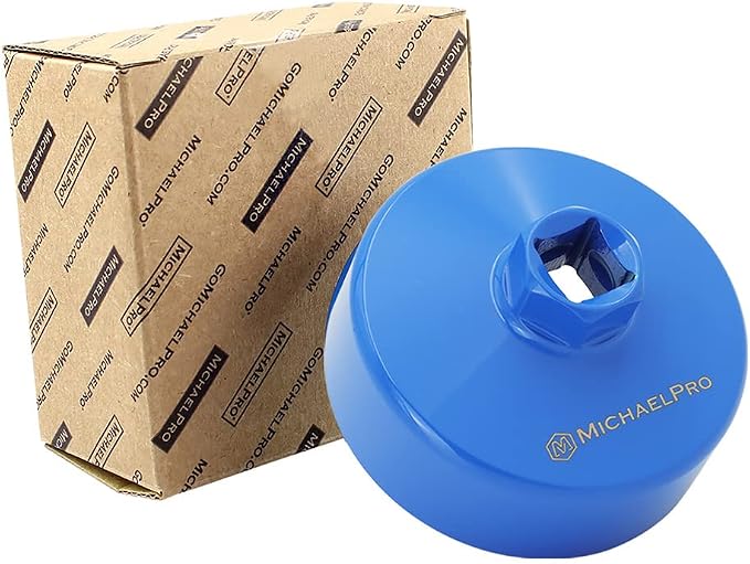MichaelPro 64.5mm Forged Steel Oil Filter Cap Wrench for Toyota, Lexus, 14 flutes | Easily Remove Stubborn Oil Filters | Tough Lexus & Toyota Oil Filter Tool | MP009081