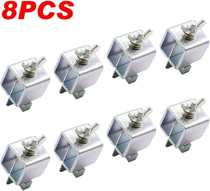 8 Pcs Butt Welding Clamps, Sheet Metal Welding Clips, Auto Body Panel Clamps for Edge to Edge Welding, Small Welding Clamps Tack, Welding Door Alignment Tool for Patch Repairs