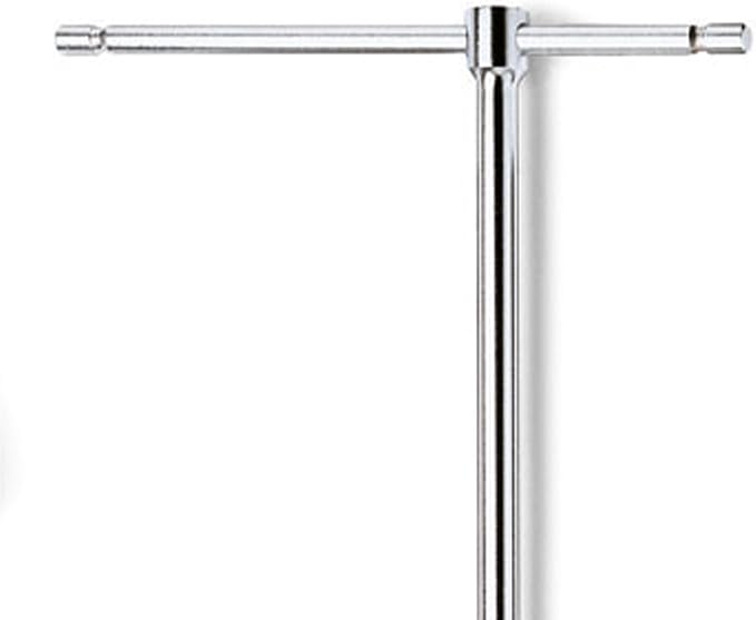 Beta 952 Sliding T-Handle Wrench, 6-Point Swivel Socket, Metric 12mm | Up to 90° Static Swivel and 50° Rotating Swivel for Access in Tight Spaces