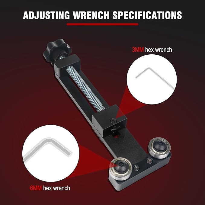 3mirrors LS Engine Oil Filter Cutter - Extra Large Cutting Range Up to 5.89" - Heavy Duty 6061 Billet Aluminum & CNC Machined - Reusable Tool with Replacement Blade