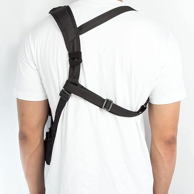 Radio Shoulder Harness Holster Chest Holder Universal Vest Rig for Police Firefighter Two Way Radio Search Rescue Essentials