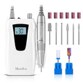 MelodySusie Entry-Level Clip-On Rechargeable Nail Drill, SC320D 30000RPM Essential E-File with LCD Display for Manicure Shaping & Gel Removal, Perfect for Training, Nail Art Practice & Home Use