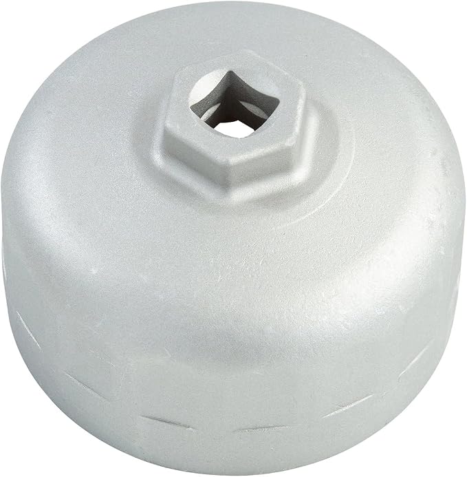 OEMTOOLS 25453 BMW/Volvo 86.6 mm Oil Filter Cap Wrench, 16 Flute Oil Filter Wrench, Oil Filter Cap Removal Tool for BMW N52, N54, N55 & N63 Engines and Volvo Models, 3/8 Inch Drive
