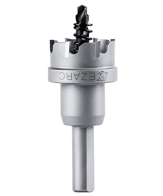 EZARC Carbide Hole Saw Heavy Duty, Hole Cutter for Stainless Steel, Sheet Metal 1-3/16" 30mm