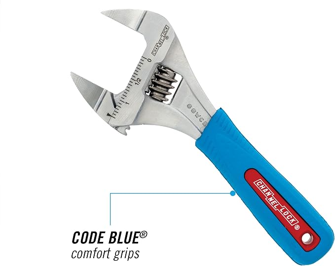 Channellock - 6 Xtra Slim Jaw Adj Wrench (6SWCB)