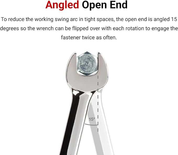 TEKTON Combination Wrench Set, 5-Piece | WCB90212 | 20 - 24 mm